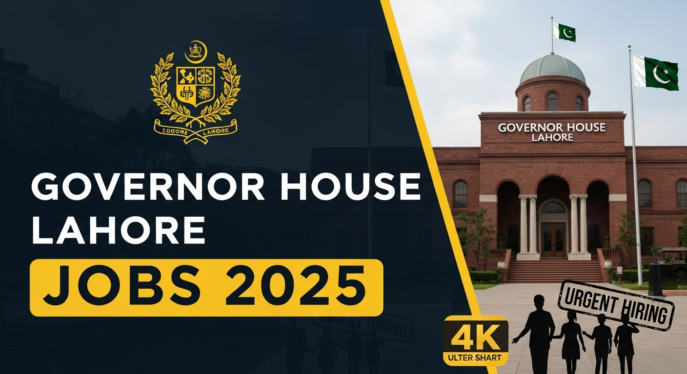 Governor House Lahore Jobs 2025