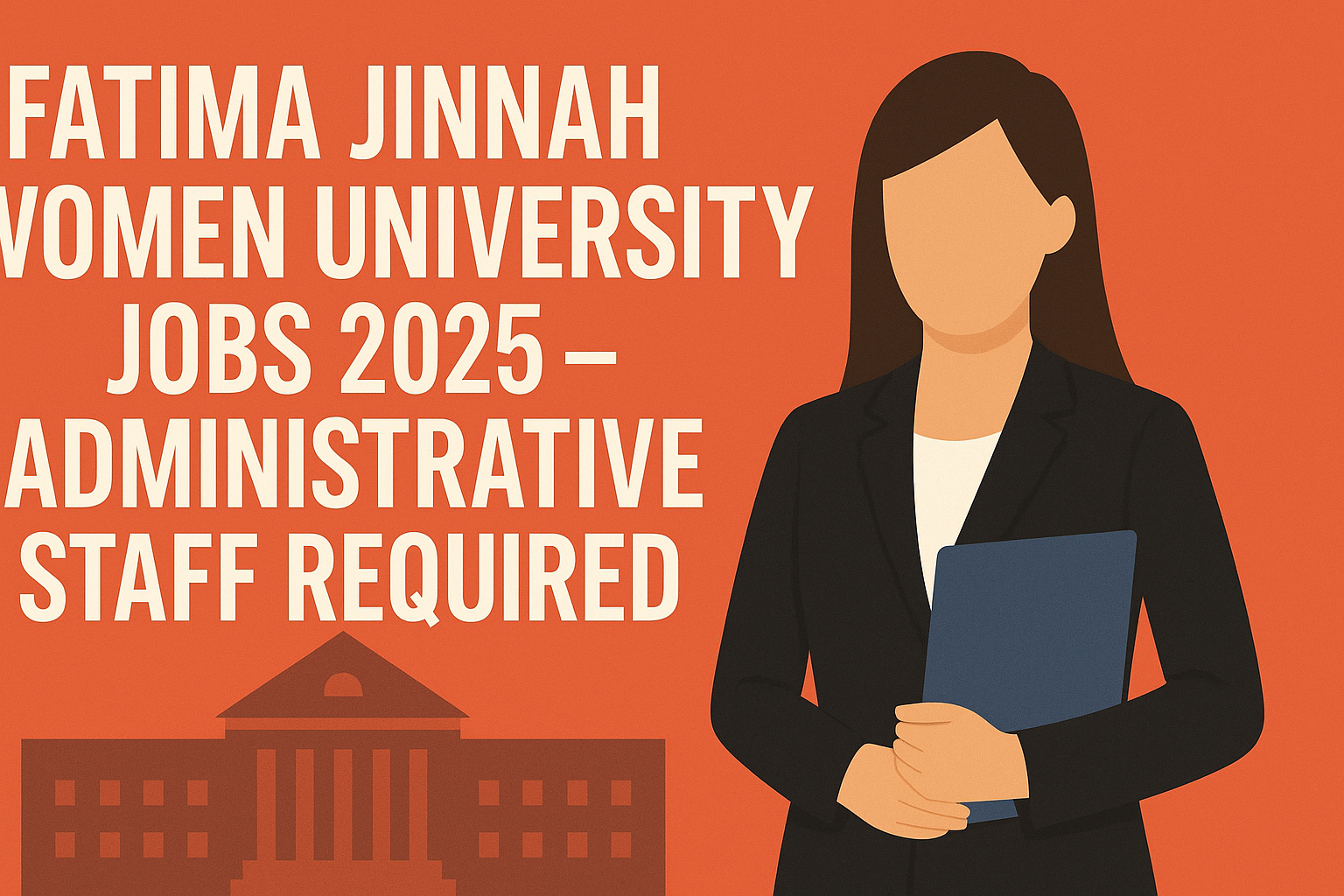 Fatima Jinnah Women University Jobs 2025 – Administrative Staff Required